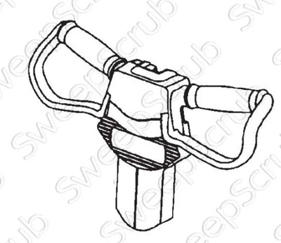 Nilfisk Advance 30643A, Front handle