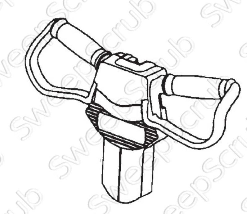 Nilfisk Advance 30643A, Front handle