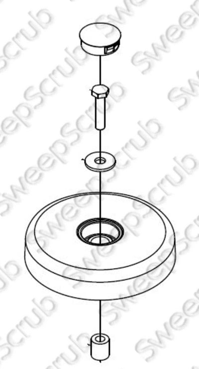 Nilfisk Advance 56115449 Bumper Wheel Kit