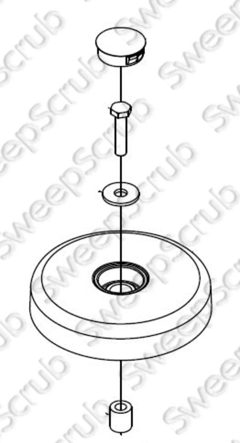 Nilfisk Advance 56115449 Bumper Wheel Kit