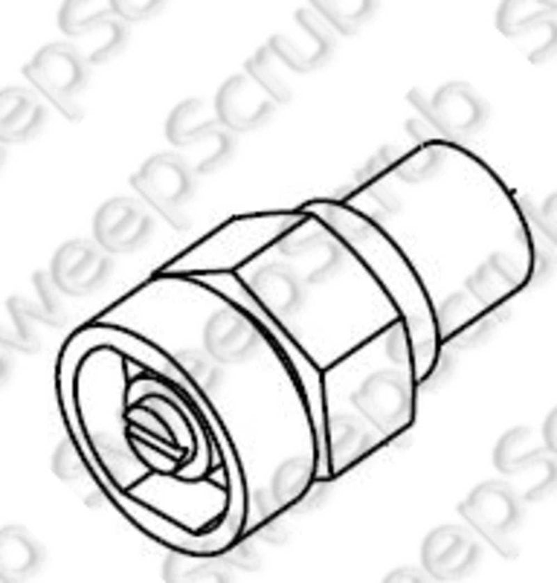 Nilfisk Advance 56265677, Veejet quick nozzle w/body