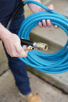 A+ Non-Marking Pressure Washer Hoses with Quick Coupler Swivel End, Blue image 4
