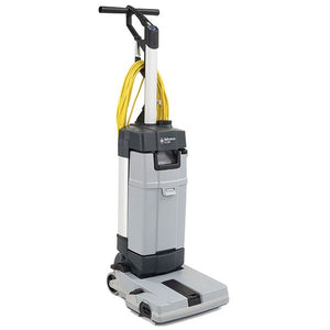 Advance SC100, Floor Sweeper-Scrubber, 12", .8 Gallon, Electric, Forward and Reverse, Cylindrical, 3 Year Warranty