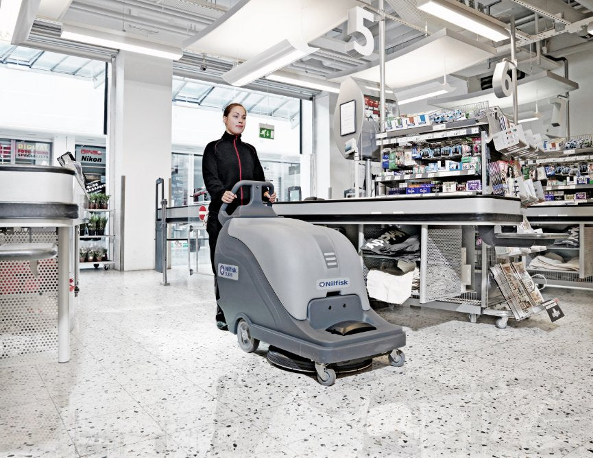 Refurbished Advance BU800 | 20" Walk Behind Floor Burnisher | Battery | Self Propel