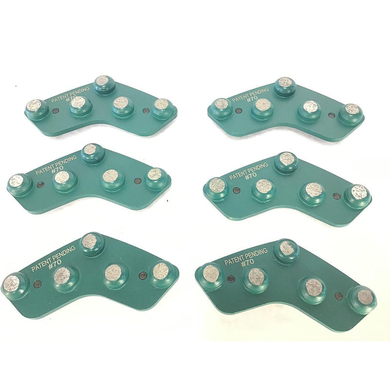 DRSM5M070 | Onyx Durametal 5 Seg Metal Bond Diamond - 70 Grit, 6pk