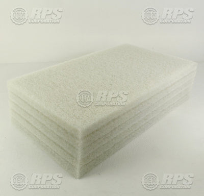 FactoryCat/Tomcat EDGE-2405, Pad, 14" X 24" White Scrub Case of 5