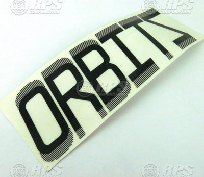 FactoryCat/Tomcat EDGE-7214, Decal, Orbitz, 8", Black