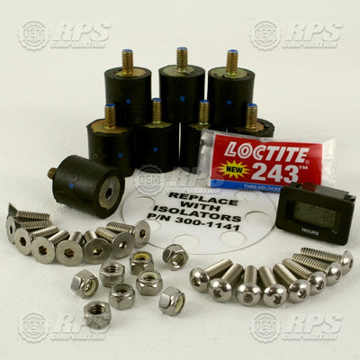 FactoryCat/Tomcat EDGE-7216, Iso Kit 32" DC Scrubber (8) Includes Hardware 120206