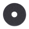 Stripping Floor Pads, 13" Diameter, Black, 5/carton image 1