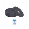 Stripping Floor Pads, 13" Diameter, Black, 5/carton image 3