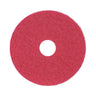 Buffing Floor Pads, 14" Diameter, Red, 5/carton image 1