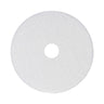 Polishing Floor Pads, 14" Diameter, White, 5/carton image 1