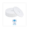 Polishing Floor Pads, 14" Diameter, White, 5/carton image 5