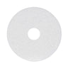 Polishing Floor Pads, 15" Diameter, White, 5/carton image 1