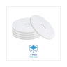 Polishing Floor Pads, 15" Diameter, White, 5/carton image 2