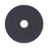 Stripping Floor Pads, 16" Diameter, Black, 5/carton image 1