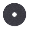 Stripping Floor Pads, 17" Diameter, Black, 5/carton image 1