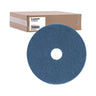 Scrubbing Floor Pads, 17" Diameter, Blue, 5/carton image 3