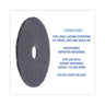 High Performance Stripping Floor Pads, 17" Diameter, Black, 5/carton image 3