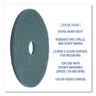 Heavy-duty Scrubbing Floor Pads, 18" Diameter, Green, 5/carton image 6