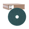 Heavy-duty Scrubbing Floor Pads, 18" Diameter, Green, 5/carton image 3