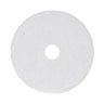 Polishing Floor Pads, 18" Diameter, White, 5/carton image 1