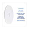 Polishing Floor Pads, 18" Diameter, White, 5/carton image 6
