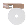 Polishing Floor Pads, 18" Diameter, White, 5/carton image 2