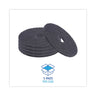 Stripping Floor Pads, 19" Diameter, Black, 5/carton image 2