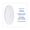 Polishing Floor Pads, 19" Diameter, White, 5/carton image 2