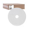 Polishing Floor Pads, 19" Diameter, White, 5/carton image 3