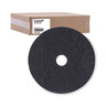 Stripping Floor Pads, 20" Diameter, Black, 5/carton image 6