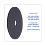 Stripping Floor Pads, 20" Diameter, Black, 5/carton image 2
