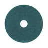 Heavy-duty Scrubbing Floor Pads, 20" Diameter, Green, 5/carton image 1