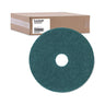 Heavy-duty Scrubbing Floor Pads, 20" Diameter, Green, 5/carton image 4