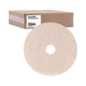 Natural Hog Hair Burnishing Floor Pads, 20" Diameter, Tan, 5/carton image 4