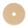 Burnishing Floor Pads, 20" Diameter, Tan, 5/carton image 1