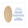 Burnishing Floor Pads, 20" Diameter, Tan, 5/carton image 2