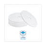 Polishing Floor Pads, 20" Diameter, White, 5/carton image 3