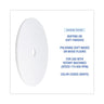 Polishing Floor Pads, 21" Diameter, White, 5/carton image 2