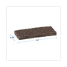 Heavy-duty Scour Pad, 4.63 X 10, Brown, 20/carton image 2