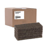 Heavy-duty Scour Pad, 4.63 X 10, Brown, 20/carton image 5