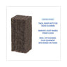 Heavy-duty Scour Pad, 4.63 X 10, Brown, 20/carton image 7