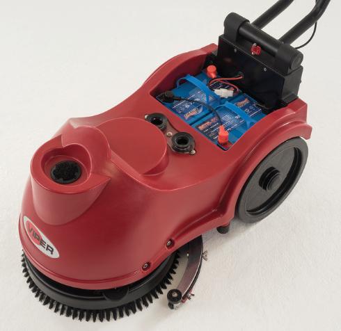 Viper Fang 15B | 15" Walk Behind Disk Floor Scrubber, Battery, Pad Assist