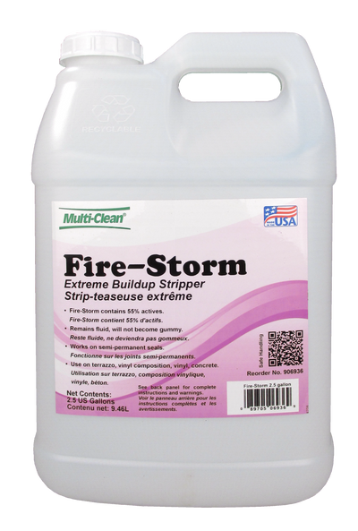 906935, Multi-Clean Fire Storm, Super Strength Stripper, 24 X 2.5 Gallons
