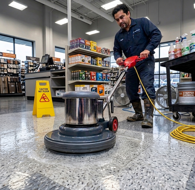 Floor Buffer, 20", Low Speed, 3/3/1 Warranty