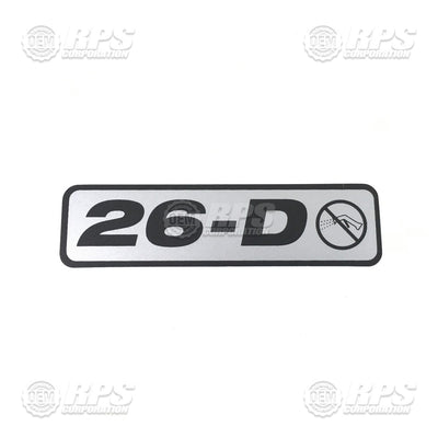 FactoryCat/Tomcat H-026D, Decal,26-D