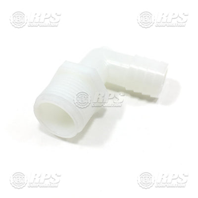FactoryCat/Tomcat H-02929, Elbow,3/4"Barbx3/4"MNPT,Nylon