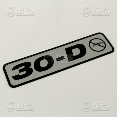FactoryCat/Tomcat H-030D, Decal,30-D