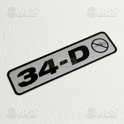 FactoryCat/Tomcat H-034D, Decal,34-D
